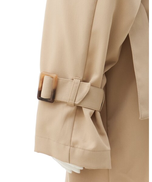 INGNI（イング）の「【WEB限定】【春の新作】ケープ付ミディ丈トレンチコート（ジャケット/アウター・レディース・ﾗｲﾄﾍﾞｰｼﾞｭ/ﾍﾞｰｼﾞｭ・M）」の4枚目の写真