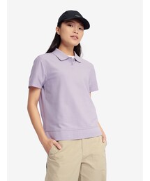 AIGLE（エーグル）の「UVカット 速乾 クールマックス 半袖ピケポロシャツ（ポロシャツ・レディース）」