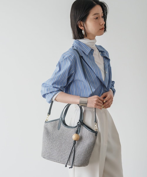 russet×BEARDSLEYコラボ第2弾】カゴ2wayトートバッグ