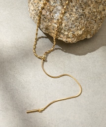 ボールチェーンロングネックレス