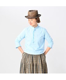 45R（フォーティファイブアール）の「天竺の四角ヘンリーネックTシャツ