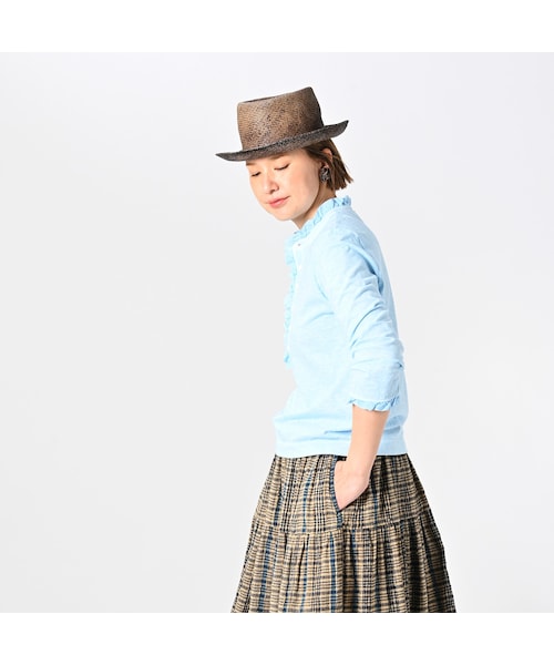 25SS 45R 天竺の四角ヘンリーネックTシャツ（草木染め） 25SS 45R 天竺の四角ヘンリーネックTシャツ（草木染め） - メルカリ