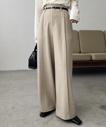 CAPRICIEUX LE'MAGE | ベルトSETセンタータックパンツ(パンツ)