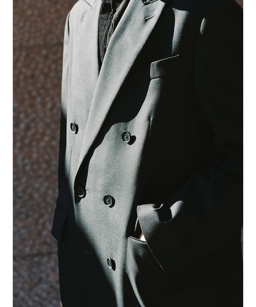 LIDNM DOUBLE BREASTED CHESTER Sサイズ LIDNM / Llife ONLINE STORE / DOUBLE BREASTED CHESTER