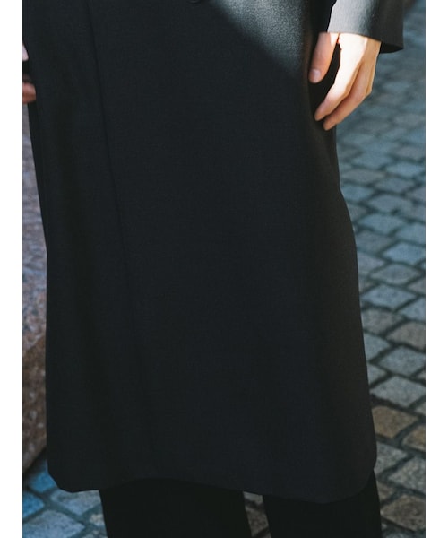 LIDNM DOUBLE BREASTED CHESTER Mサイズ LIDNM（リドム）の「DOUBLE BREASTED CHESTER（チェスターコート