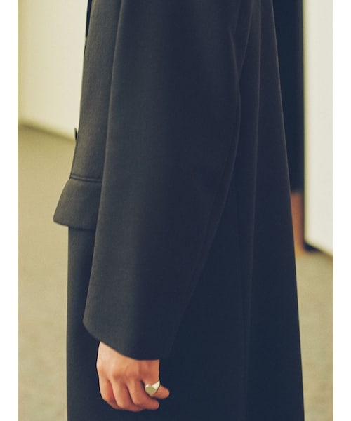 LIDNM（リドム）の「DOUBLE BREASTED CHESTER（チェスターコート