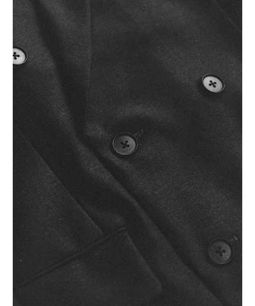 LIDNM（リドム）の「DOUBLE BREASTED CHESTER（チェスターコート