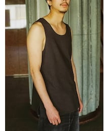 LIDNM | LINEN SLUB TANK TOP(タンクトップ)