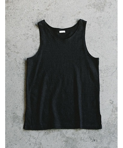 LIDNM（リドム）の「LINEN SLUB TANK TOP（タンクトップ）」 - WEAR
