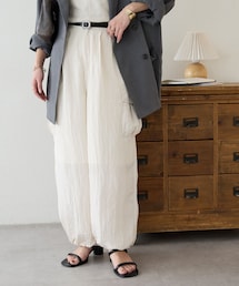 DISCOAT | 【SS先行予約】ワッシャーサテンカーゴパンツ(カーゴパンツ)