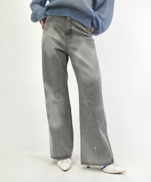 ブリーチデニムぷっくりハートAmerican No.495 WHO'S WHO gallery（フーズフーギャラリー）の「スプレーブリーチ