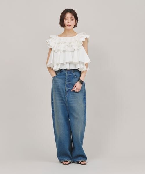 Curensology（カレンソロジー）の「ポプリンラッフルブラウス（）」 - WEAR