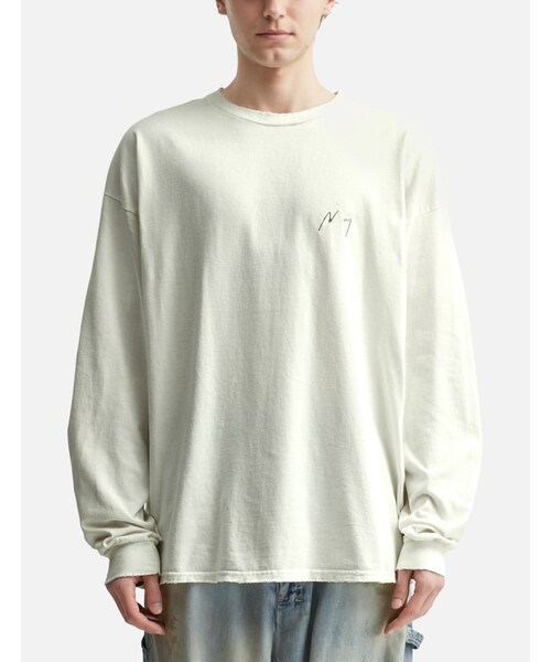 ANCELLM（アンセルム）の「EMBROIDERY DYED LS T-SHIRT（）」 - WEAR