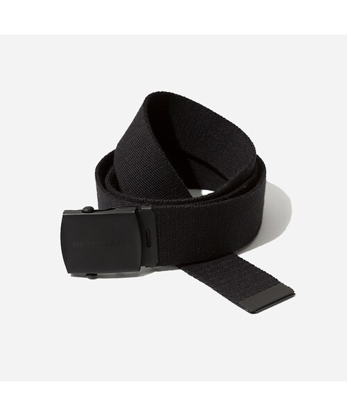 UNIFORM BRIDGE(ユニフォームブリッジ)の「OG Logo Army Belt - Black - THE GREAT DIVIDE(その他・メンズ・other・Default Title)」の1枚目の写真