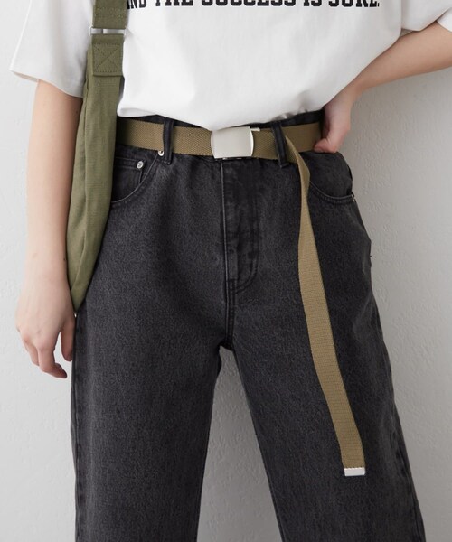 CIAOPANIC TYPY(チャオパニックティピー)の「【UNISEX】ガチャベルト(ベルト・レディース・ベージュ/ピンク/カーキ/ブラック・ONE)」の3枚目の写真