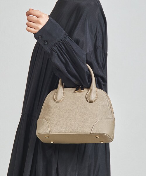 ORiental TRaffic（オリエンタルトラフィック）の「ブガッティ型ハンドバッグ/BA-232（バッグ・レディース・ベージュ/ブラック・-）」の18枚目の写真