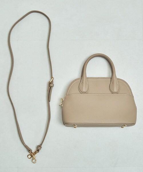 ORiental TRaffic（オリエンタルトラフィック）の「ブガッティ型ハンドバッグ/BA-232（バッグ・レディース・ベージュ/ブラック・-）」の11枚目の写真