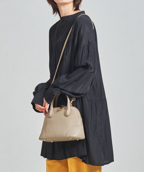 ORiental TRaffic（オリエンタルトラフィック）の「ブガッティ型ハンドバッグ/BA-232（バッグ・レディース・ベージュ/ブラック・-）」の20枚目の写真