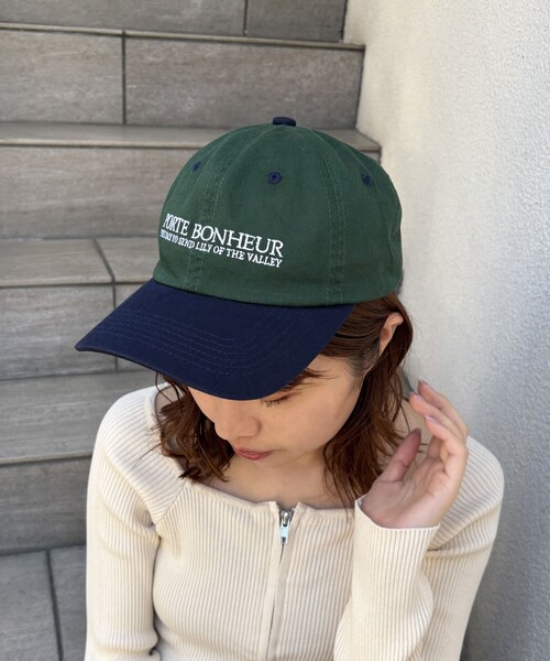 Lattice（Lattice）の「ロゴキャップ（キャップ・レディース・ネイビー/ホワイト/レッド/グリーン・FREE）」の3枚目の写真