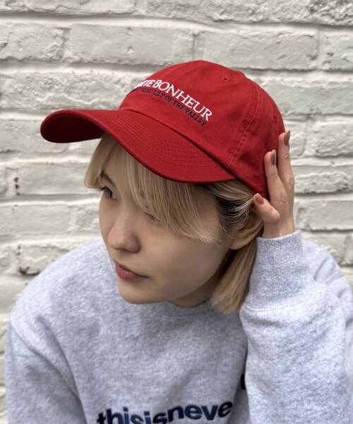 Lattice（Lattice）の「ロゴキャップ（キャップ・レディース・ネイビー/ホワイト/レッド/グリーン・FREE）」の4枚目の写真