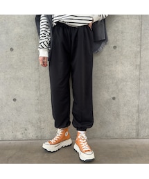copine | ゆるスウェットパンツ(ブラック)(スウェットパンツ)