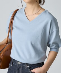 COLONY 2139 | 【SS先行予約/2WAY】ビスコースPBTプレーティング半袖プルオーバー(ニット/セーター)