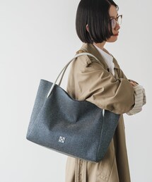 russet（ラシット）の「【Nylon Denim】［A4サイズ対応］シンプルトートバッグ（バッグ）」