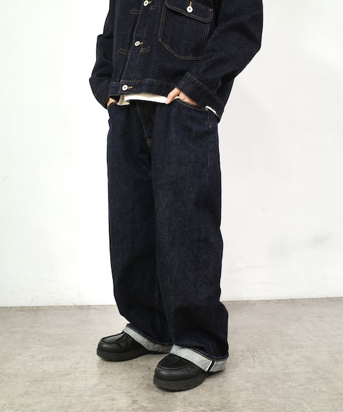 WHO'S WHO gallery(フーズフーギャラリー)の「【Sourcream/サワークリーム】リジッドデニムパンツ / 日本製(デニムパンツ・レディース・インディゴブルー・F)」の1枚目の写真
