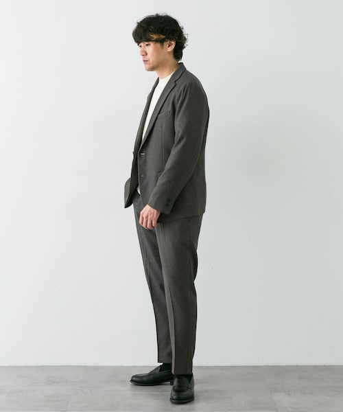 URBAN RESEARCH DOORS（アーバンリサーチドアーズ）の「LIFE STYLE TAILOR　ブラッシュドウールライクストレッチパンツ（スラックス・メンズ・NAVY/GRAY/KHAKI・S/M/L/XL）」の14枚目の写真