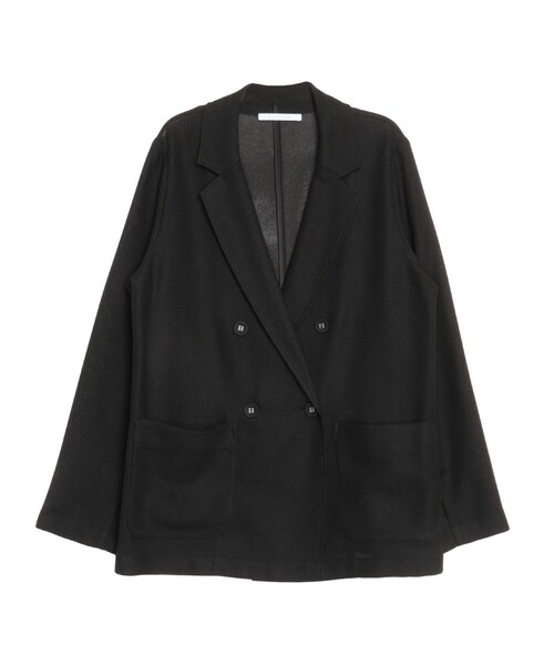 ELENDEEK（エレンディーク）の「SHEER JK（テーラードジャケット・レディース・オフホワイト/アイボリー/ブラック/ブルー・F）」の7枚目の写真