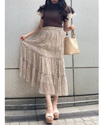 dazzlin | ティアードギャザースカート(スカート)