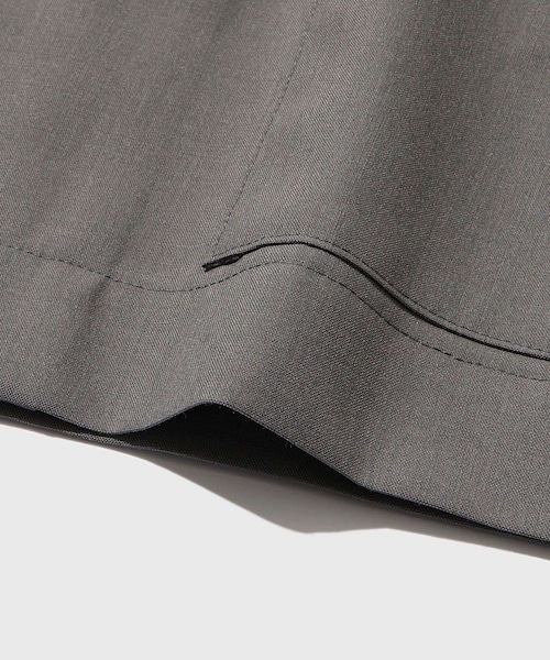 ADAM ET ROPE'(アダムエロペ)の「ドライウーステッドノーカラーカーディガン / ロングシーズン着用可能(カーディガン/ボレロ・メンズ・ブラック/グレー・L/M)」の13枚目の写真