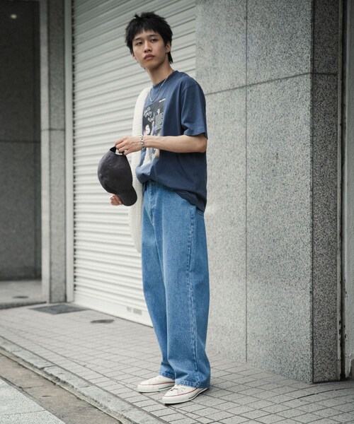 SENSE OF PLACE by URBAN RESEARCH（センスオブプレイスバイアーバンリサーチ）の「ストレートデニムパンツ（デニムパンツ・メンズ・BLACK/L.INDIGO・S/M/L）」の20枚目の写真