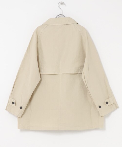 かぐれ（カグレ）の「Harrow Town Store　BALMACAAN SHORT COAT（テーラードジャケット・レディース・WHEAT/D CHARCOAL・44）」の9枚目の写真