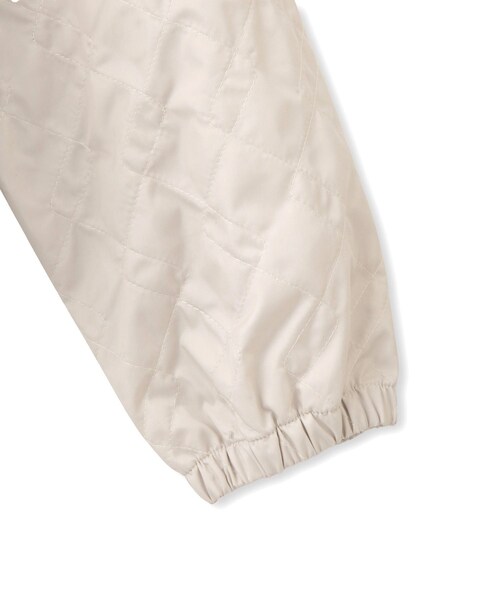ADAM ET ROPE'(アダムエロペ)の「【LAVENHAM(ラベンハム)】UNWADDED BOMBER JACKET WOMENS(その他アウター・レディース・ブラック/ホワイト・10)」の7枚目の写真