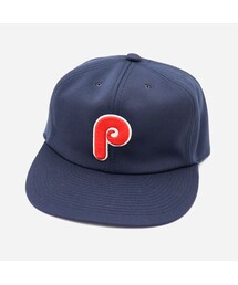 POTEN | 80S TEAM LOGO CAP - NAVY/RED