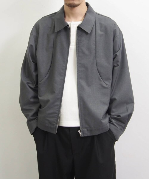 【セットアップ対応】BLESSYOU TRデザインジップブルゾン