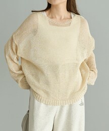 PUAL CE CIN（ピュアルセシン）の「ルーズ天竺テープヤーンプル