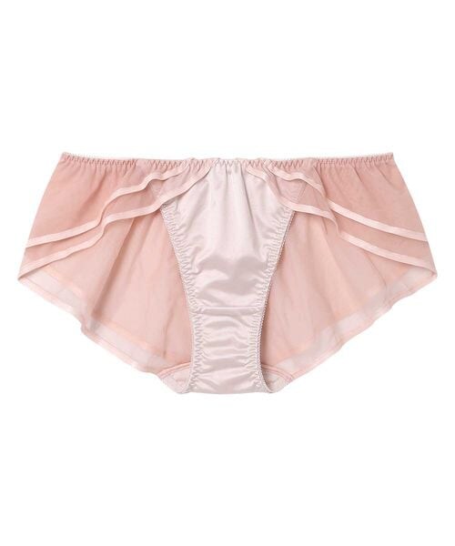 AMPHI（アンフィ）の「NAILS INCコラボ ショーツ/PLH203（アンダーウェア・PO_ピーチ/OR_オレンジ/BR_ブラウン/OC_カカオ・M/L）」の4枚目の写真