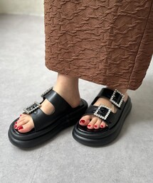 Chez toi | ビジューサンダル(シューズ)