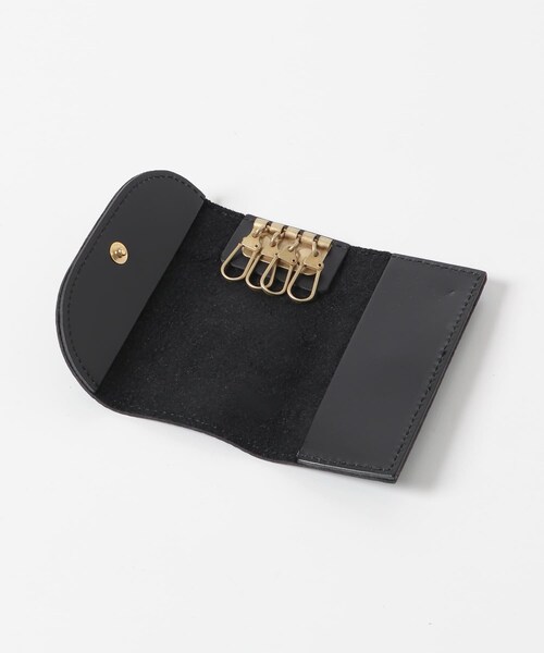 ITEMS URBANRESEARCH（アイテムズ アーバンリサーチ）の「U.O.Leather Key Case（キーケース/キーアクセサリー・メンズ・BLK/ORG・-）」の7枚目の写真