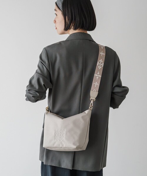 320g/撥水性あり] コーデュラナイロン2wayシンプルショルダーバッグ 