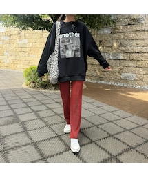 copine | セルフカットプリーツパンツ(テラコッタ)(その他パンツ)