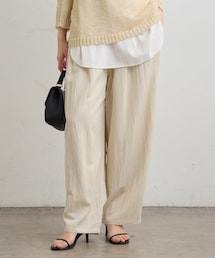 PUAL CE CIN | 【リバイバル】レーヨンナイロンウエストゴムイージーパンツ(パンツ)