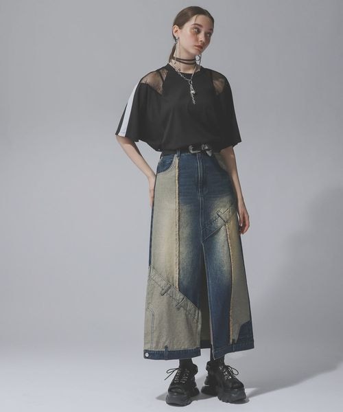 HARE（ハレ）の「サイコウチクデニムスカート（）」 - WEAR