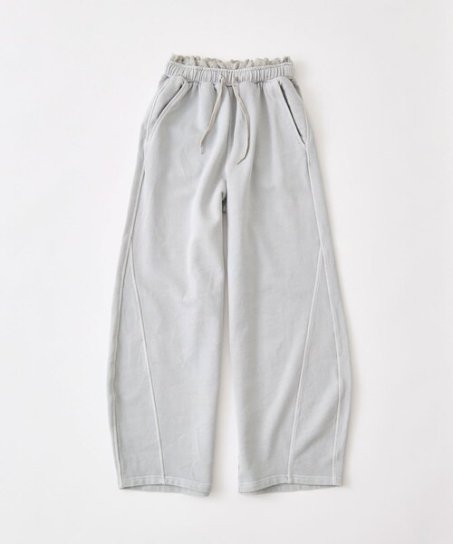 OLIVE des OLIVE(オリーブデオリーブ)の「【セットアップ対応可】バレルレッグスウェットパンツ(パンツ・レディース・サックスブルー/チャコールグレー/トップグレー・FREE)」の1枚目の写真