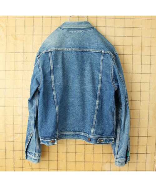 --（--）の「80s 90s USA GENERATION ONE デニム ジャケット メンズS ネルライナー ブルー アメリカ古着（デニムジャケット・レディース・ブルー・S）」の4枚目の写真