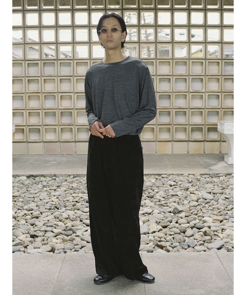 LIDNM / Llife ONLINE STORE / RAYON VELVET M-52 PANTS