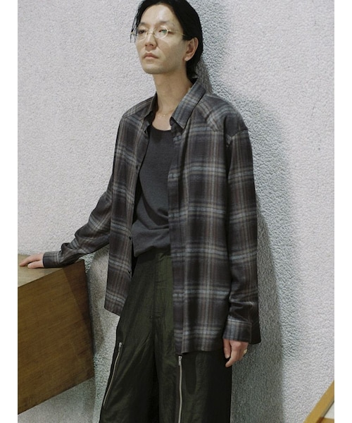 LIDNM（リドム）の「RAYON OMBRE WESTERN SHIRT（シャツ