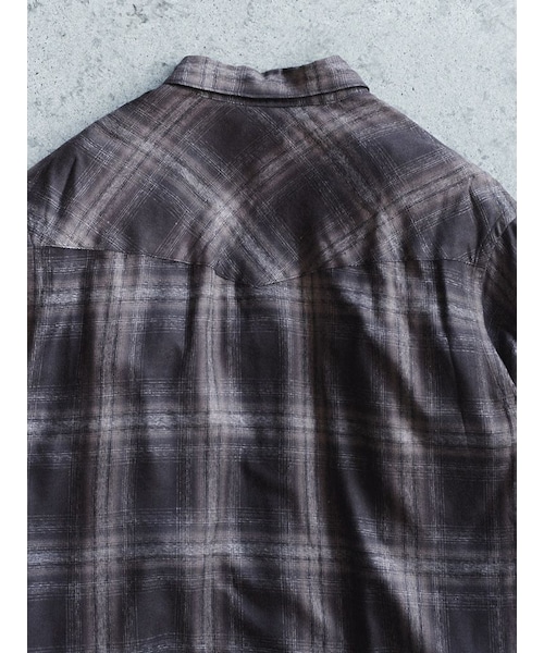 LIDNM（リドム）の「RAYON OMBRE WESTERN SHIRT（シャツ/ブラウス